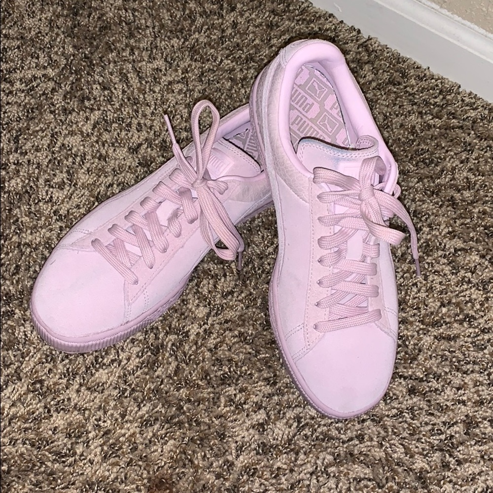 Suede Puma sneakers